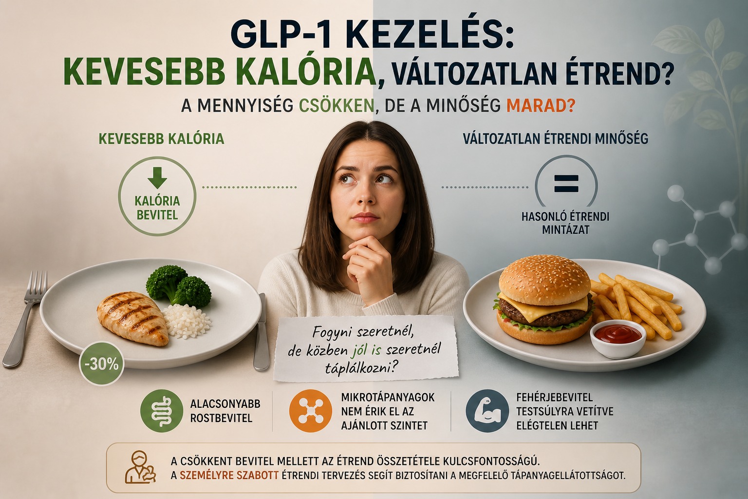 GLP-1 kezelés: kevesebb kalória, változatlan étrend? glp1 2