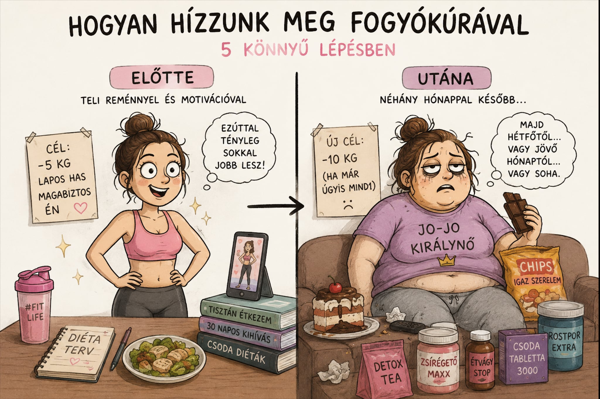 Hogyan hízzunk meg 5 lépésben?